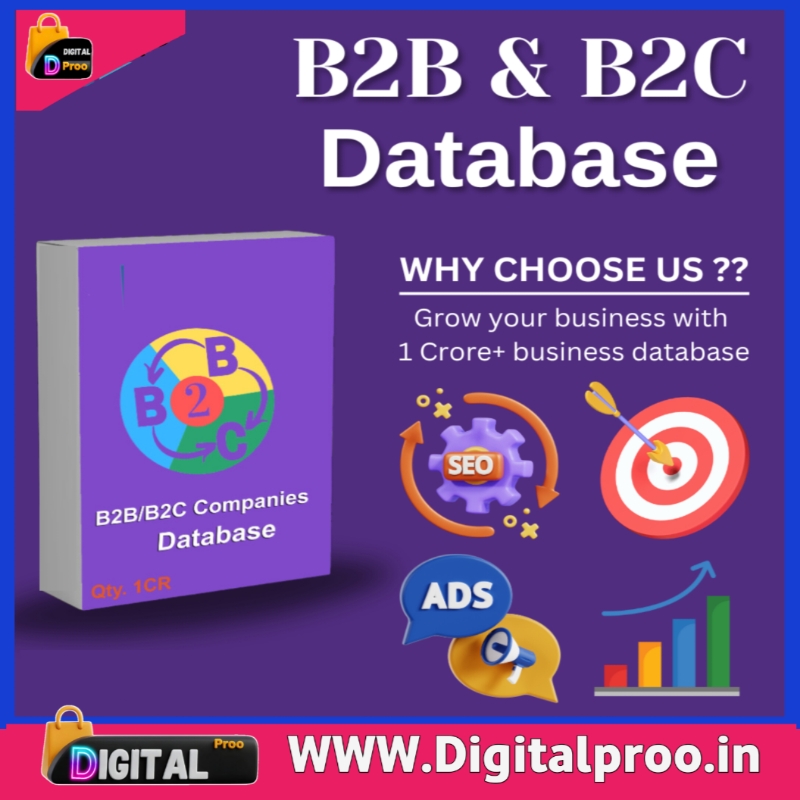 1 Crore B2B And B2C Database